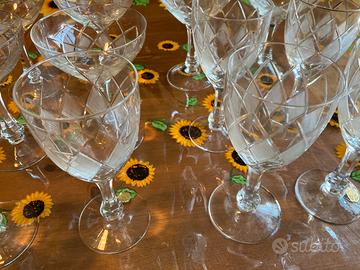 Bicchieri di cristallo 12 pezzi