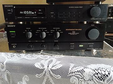 Amplificatore+Radio Stereo SONY TA-F210+ST-S110...