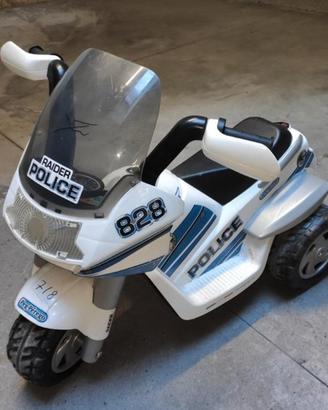 Moto Elettrica Polizia Peg-Perego