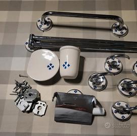 Set accessori Bagno Ceramica 8 pezzi