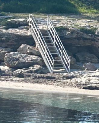 Scala in ferro zincato