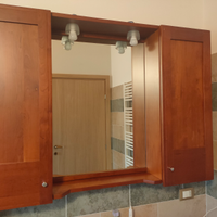 Mobile bagno in legno massello di ciliegio