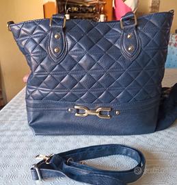 Borsa blu scuro