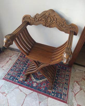 sedia in legno Savonarola