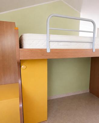 Cameretta salvaspazio per bambini e ragazzi