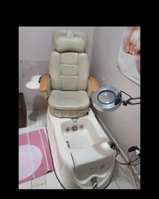 Sedia pedicure estetista