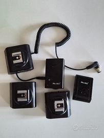 Kit Trigger Flash Wireless 2 Trasm +3 Ricev