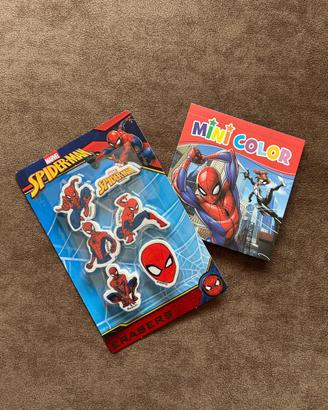 Set Gomme Spider-Man + Mini Libro da Coloreare