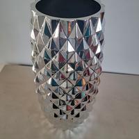 VASO OTTAVIANI DIAMANTE GRANDE 35cm Argento