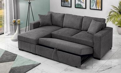divano  angolare letto estraibile Contenitore 