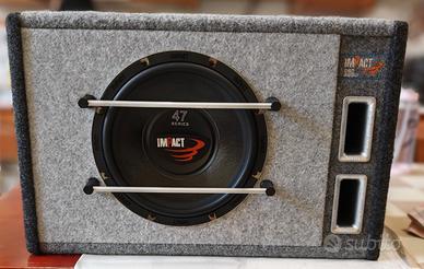 Subwoofer e amplificatore impact