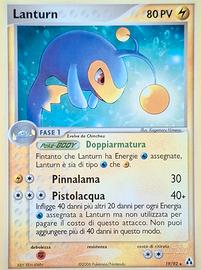 carta pokemon Lanturn 19/92 Holo Italia 