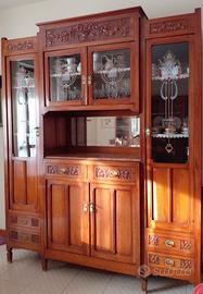 Credenza d’epoca originale in legno massello