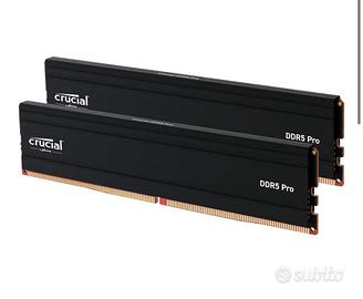 Crucial Pro RAM 128GB Kit (2x64GB) DDR5 5600MHz