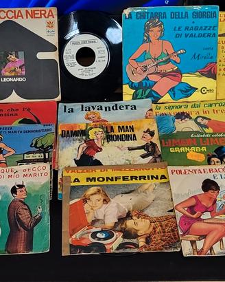 Dischi vinile 45 giri vintage italiani