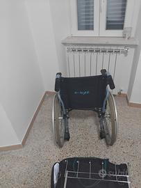 sedia a rotelle piu letto x disabili 