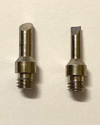 2 Punte PLE per saldatore a gas mini