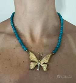 Collana farfalla vintage