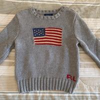 Maglione bambino Ralph Lauren kids col.grigio 3y