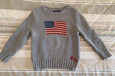 Maglione bambino Ralph Lauren kids col.grigio 3y
