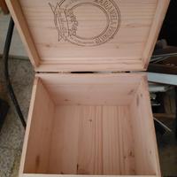 Scatole di legno vino