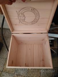Scatole di legno vino