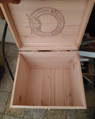 Scatole di legno vino