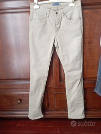 pantaloni beige cotone