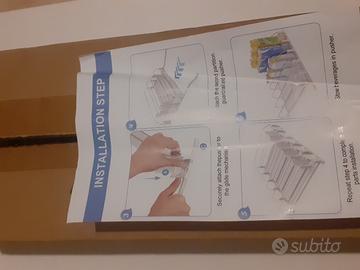 organizza lattine 5 file a molla