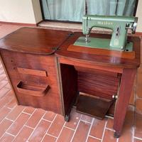 macchina da cucire con mobiletto Weiber