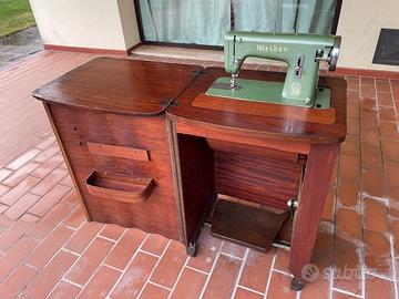macchina da cucire con mobiletto Weiber