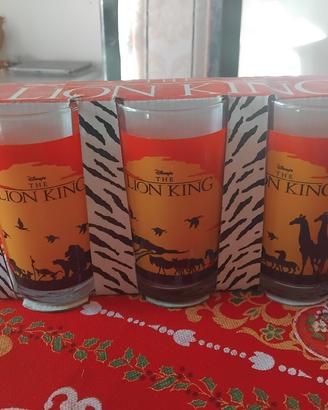 set bicchieri il re leone disney 