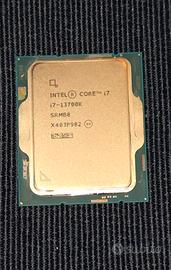 CPU Intel i7 13700k