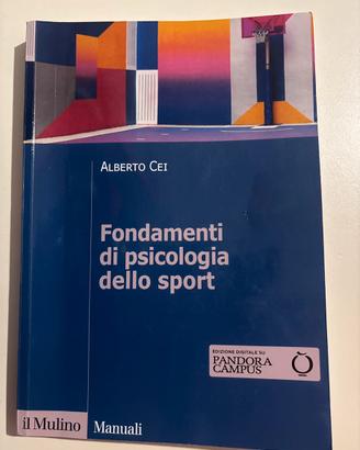 Libro “fondamenti di psicologia dello sport”