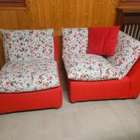 Poltrone/ divano modulare vintage