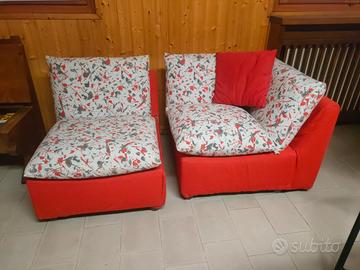 Poltrone/ divano modulare vintage