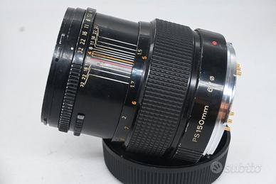 Bronica 150 mm F 4 con Paraluce