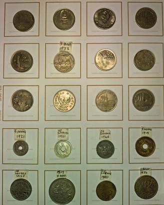 Lotto 41 Monete Thailandia (Siam) - Rarità 1919/46