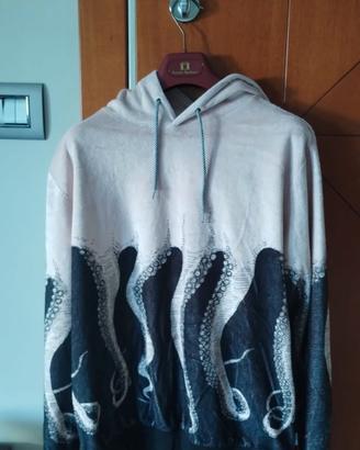 Felpa con cappuccio Octopus uomo M