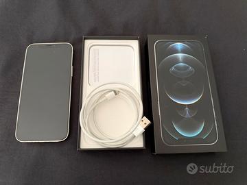iPhone 12 PRO 128gb silver con batteria nuova