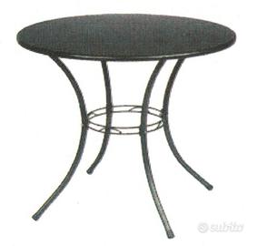 Tavolo acciaio smontabile diametro 80