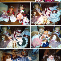 Bambole in porcellana da collezione