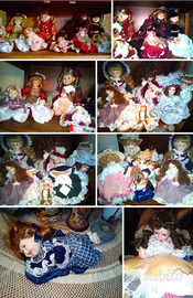 Bambole in porcellana da collezione