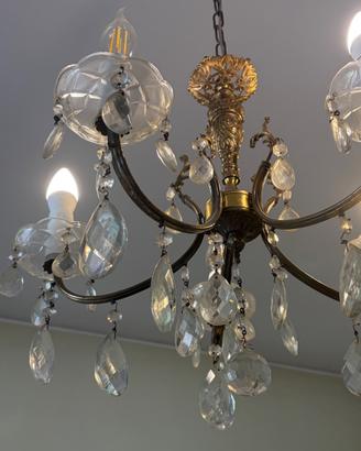 Lampadario cristalli