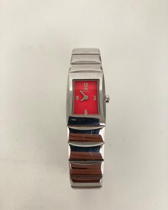 Breil donna originale acciaio con quadrante rosso