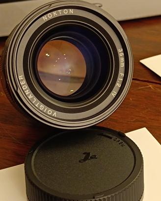 VOIGTLANDER NOKTON 35 F1,2 VM  IV NUOVO per LEICA