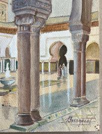 Quadro orientalista moschea 