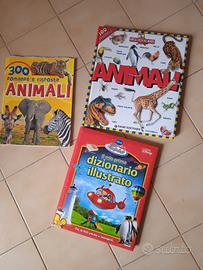 libri bambini animali e dizionario prezzo totale 