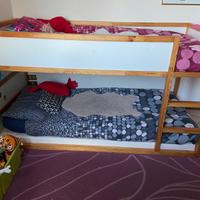 Letto Ikea KURA singolo con materasso