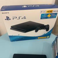 Play Station 4 500 gb 2 controller+giochi spedizio